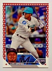Luis Arraez [Independence Day] #US1 Baseball Cards 2023 Topps Update Prices