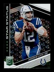 Andrew Luck [Green] Football Cards 2019 Donruss Elite Star Status Prices