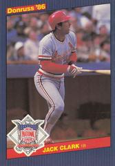 Jack Clark Baseball Cards 1986 Donruss All Stars Prices