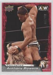Anthony Bowens [Exclusive] #49 Wrestling Cards 2022 Upper Deck AEW Prices