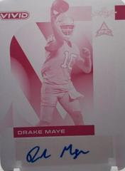 Drake Maye [Prismatic Teal] #BA-DM1 Football Cards 2023 Leaf Vivid Autographs Prices