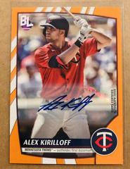 Alex Kirilloff [Electric Orange Autograph] #53 Baseball Cards 2023 Topps Big League Prices