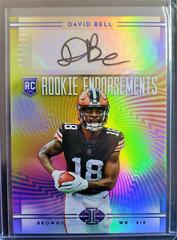 David Bell Football Cards 2022 Panini Illusions Rookie Endorsements Autographs Prices