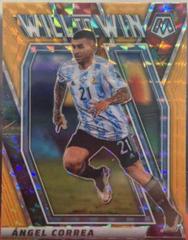 Angel Correa [Orange Fluorescent] Soccer Cards 2021 Panini Mosaic Road to FIFA World Cup Will to Win Prices