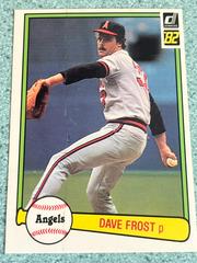 Dave Frost #290 Baseball Cards 1982 Donruss Prices