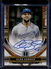 Alex Gordon [Gold] Baseball Cards 2023 Topps Tribute Autographs Prices
