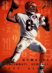 Jeff Blake #1 Football Cards 1995 Flair Hot Numbers Prices