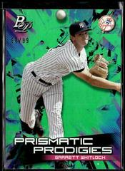 Garrett Whitlock [Green] #38 Baseball Cards 2019 Bowman Platinum Prismatic Prodigies Prices