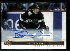 Brent Gilchrist [Autograph] #C-36 Hockey Cards 2020 SP Signature Edition Legends UD Canvas Prices