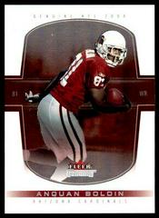 Anquan Boldin [Reflections] #1 Football Cards 2004 Fleer Genuine Prices