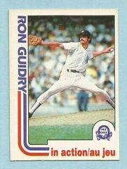 Ron Guidry [In Action] #10 Baseball Cards 1982 O Pee Chee Prices
