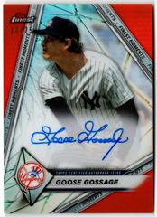 Goose Gossage [Orange] Baseball Cards 2022 Topps Finest Moments Autographs Prices