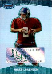 Jared Lorenzen [Autograph Green] #159 Football Cards 2004 Bowman's Best Prices