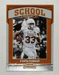 D'Onta Foreman #20 Football Cards 2017 Panini Contenders Draft Picks School Colors Prices