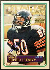 Mike Singletary Football Cards 2001 Topps Team Legends Autograph Prices
