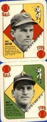 Grady Hatton, Wally Westlake Baseball Cards 1951 Topps Red Back Prices