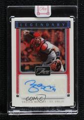 Yadier Molina [Silver] #LS-YM Baseball Cards 2022 Panini Three and Two Legendary Signatures Prices