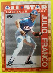 Julio Franco [All*Star] #386 Baseball Cards 1990 Topps Tiffany Prices