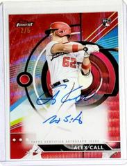 Alex Call [Red Wave] Baseball Cards 2023 Topps Finest Autographs Prices