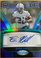Evan Hull [Teal] #RS-11 Football Cards 2023 Panini Certified Rookie Signatures Prices
