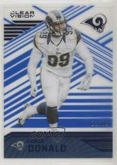 Aaron Donald [Blue] #36 Football Cards 2016 Panini Clear Vision Prices