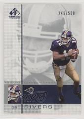 David Rivers #126 Football Cards 2001 SP Game Used Prices