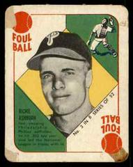 Richie Ashburn Baseball Cards 1951 Topps Blue Back Prices