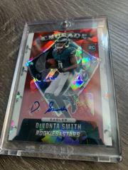 DeVonta Smith [Signature Red Ice] #CR25 Football Cards 2021 Panini Rookies and Stars Crusade Prices