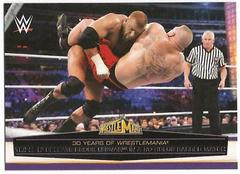 Triple H, Brock Lesnar #57 Wrestling Cards 2014 Topps WWE Road to Wrestlemania 30 Years Of Prices