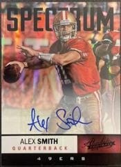 Alex Smith [Spectrum Black Autograph] #79 Football Cards 2012 Panini Absolute Prices