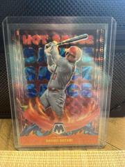 Shohei Ohtani [Reactive Blue] #HS-6 Baseball Cards 2022 Panini Mosaic Hot Sauce Prices