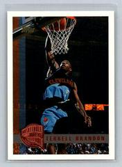 Terrell Brandon #16 Basketball Cards 1997 Topps Prices