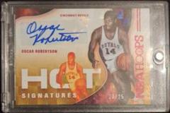 Oscar Robertson [Red] Basketball Cards 2021 Panini Hoops Hot Signatures Prices