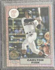 Carlton Fisk [Red] #T87C-54 Baseball Cards 2022 Topps Update 1987 Chrome Prices