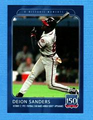 Deion Sanders Baseball Cards 2019 Topps 150 Years of Baseball Prices