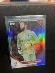 Alisson Becker [Aqua] #180 Soccer Cards 2021 Topps UEFA Champions League Prices