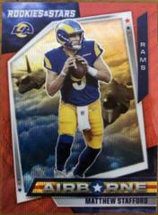 Matthew Stafford [Red Wave] #AB11 Football Cards 2021 Panini Rookies and Stars Airborne Prices