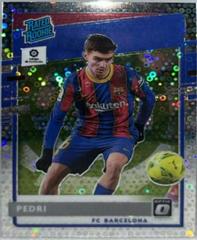 Pedri [Silver Circles] #5 Soccer Cards 2020 Panini Chronicles Optic Rated Rookies La Liga Prices