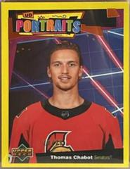 Thomas Chabot [Portraits] #P-6 Hockey Cards 2020 Upper Deck UD Portraits Prices