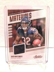 David Montgomery Football Cards 2019 Panini Absolute Rookie Materials Prices