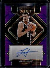 Nikola Jokic [Purple Pulsar] Basketball Cards 2021 Panini Select Signatures Prices