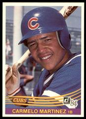 Carmelo Martinez #623 Baseball Cards 1984 Donruss Prices