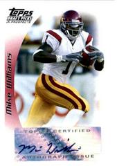 Mike Williams [Autograph] #115 Football Cards 2005 Topps Draft Picks & Prospects Prices