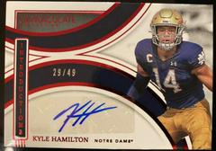 Kyle Hamilton #II-KHA Football Cards 2022 Panini Immaculate Collegiate Introductions Autographs Prices