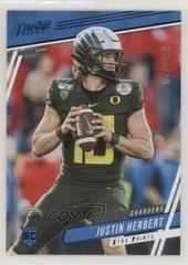 Justin Herbert [Xtra Points Blue] #266 Football Cards 2020 Panini Prestige Prices