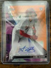 Alec Bohm Baseball Cards 2021 Topps Finest Autographs Prices