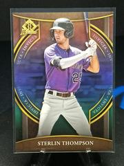 Sterlin Thompson #BI-14 Baseball Cards 2023 Bowman Chrome Invicta Prices