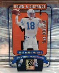 Peyton Manning [1st Down] #DD-4D1 Football Cards 2000 Panini Donruss Elite Down and Distance Prices