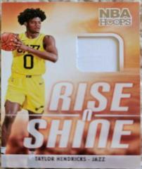 Taylor Hendricks #RS-HEN Basketball Cards 2023 Panini Hoops Rise N Shine Memorabilia Prices