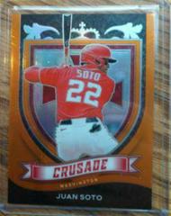 Juan Soto [Neon Orange] #18 Baseball Cards 2021 Panini Chronicles Crusade Prices